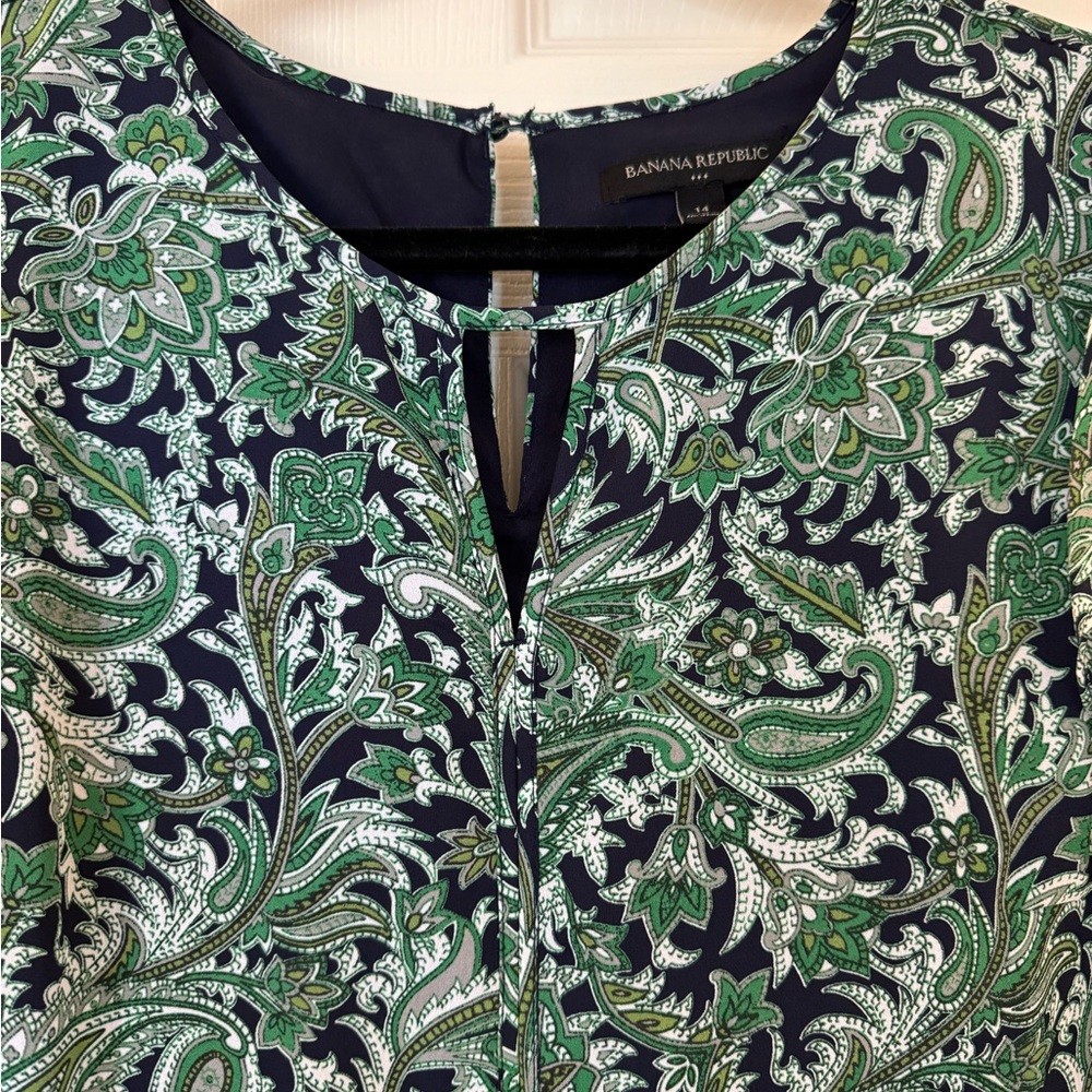 Banana Republic Factory Paisley Dress - Picture 2 of 4